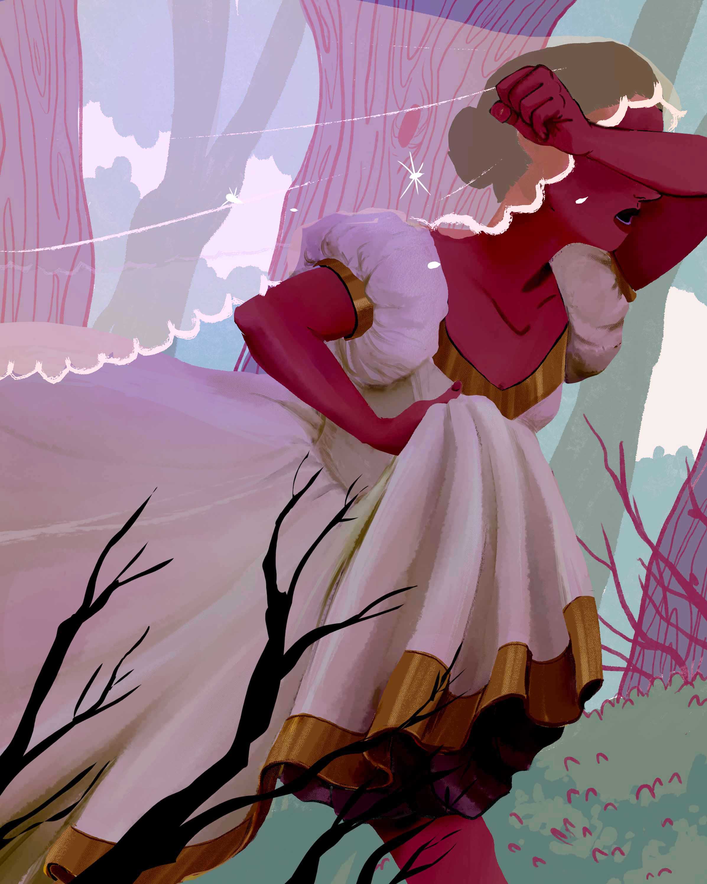 young girl smoking a cigarette